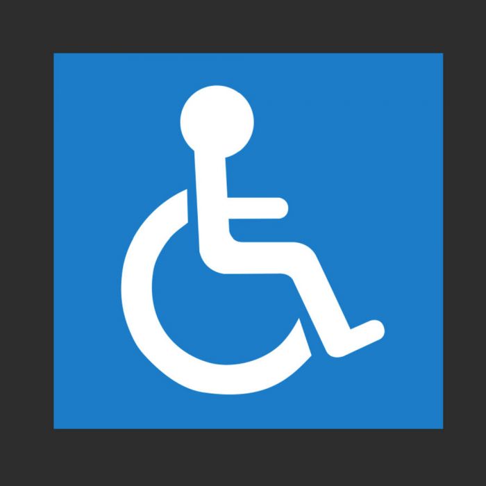 Handicapé PARKING signes Self Adhésif Autocollants plus à choisir 