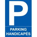 Panneau - Parking Handicapés