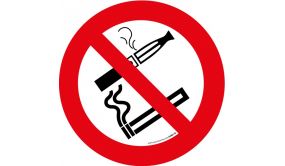 Pictogramme d'Interdiction - Interdiction de fumer et vapoter 