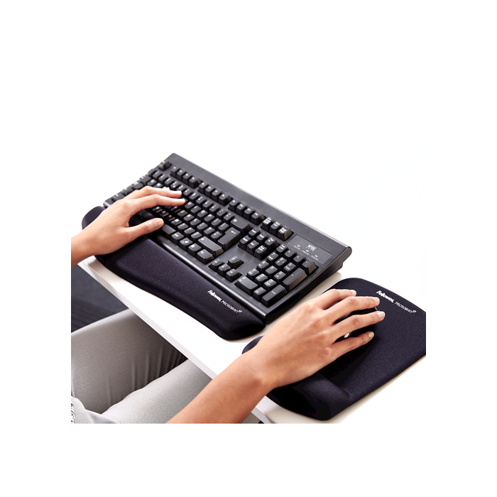 MAMBASNAKE Ensemble clavier et souris avec repose-poignet Cloud avec  sous-verre, coussin de soutien ergonomique en mousse à mémoire de forme  avec base
