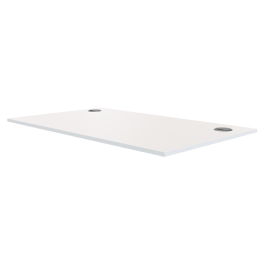 Plateau blanc 1200 x 800 mm pour bureau réglable