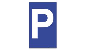 Panneau Parking - plat