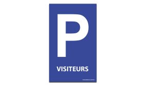 Panneau De Parking - Visiteurs