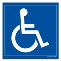 Plaque magnétique pour véhicule handicapé