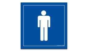 Panneau Signalétique - Picto Toilettes Homme