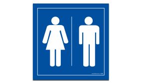 Panneau Toilettes - Homme Femme