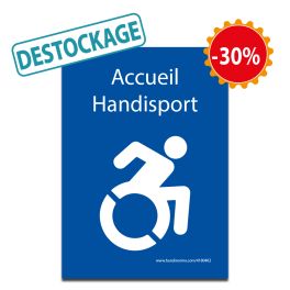 Autocollant - Accueil Handisport