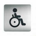 Picto de porte carrée "Toilettes Handicapés"