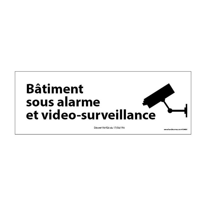 panneau de video surveillance