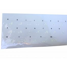 Étiquettes en Braille pour Bouton d'Ascenseur