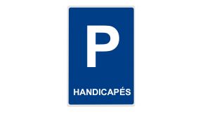 Panneau Parking HANDICAPE - plat