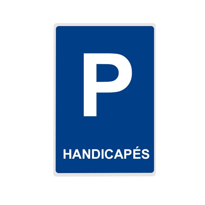 Panneau Parking HANDICAPE - plat