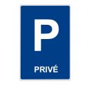Panneau Parking PRIVE - plat