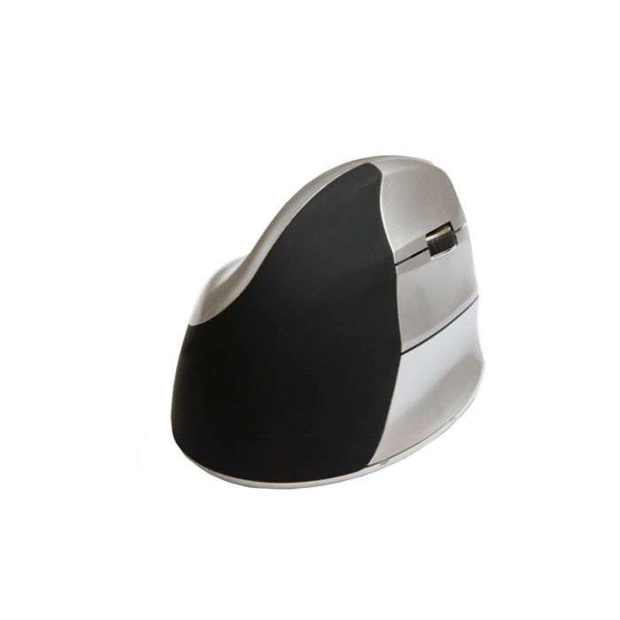 ERGO' mouse ECO souris d'ordinateur droitier, Noir et Gris, Position à 90°,  Poids réglable, 75 x 72 x 106 mm