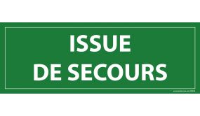 Panneau Issue De Secours - Fond Vert