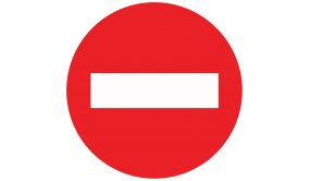 Panneau de circulation - sens interdit