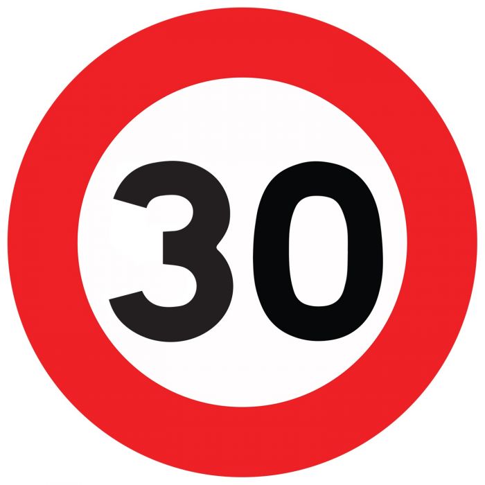 Panneau de circulation "limitation de vitesse 30km/H"