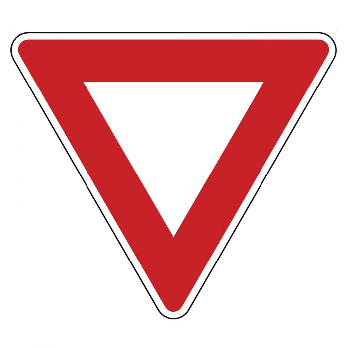 Panneau de circulation - Balise d'intersection