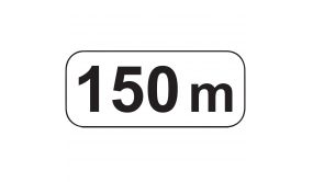Panonceau de Distance M1 - 150 m 