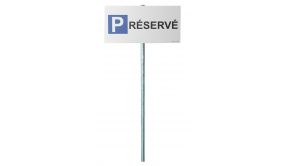 Kit panneau indication de parking - Parking Réservé