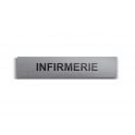 Infirmerie - Plaque de porte en braille et relief - 25 x 5cm 2