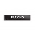 Parking - Plaque de porte en braille et relief - 25 x 5cm