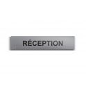 Réception - Plaque de porte en braille et relief - 25 x 5cm 2