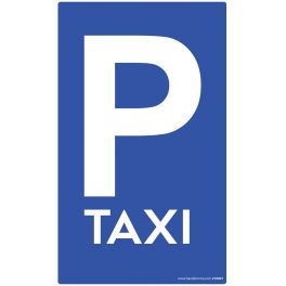 Panneau Parking TAXI - plat