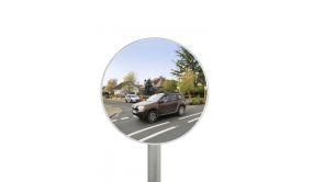 Miroir de circulation routière rond ou rectangulaire incassable gamme plus 