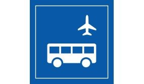 Pictogramme PI TF 027 - Autobus d'aéroport - ISO 7001 
