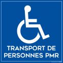 Plaque magnétique pour véhicule Transportant des personnes en situation de handicap