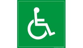 Panneau en PVC Symbole Handicapé