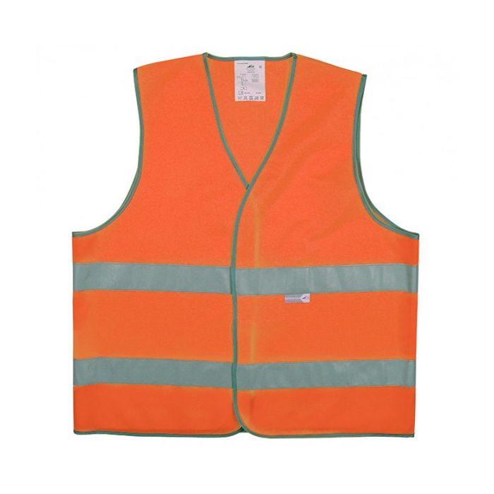 Gilet de sécurité Standard avec pochette, orange-néon-09404109-00007