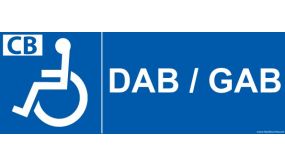 Signalisation - DAB/GAB - + picto Handicapé 