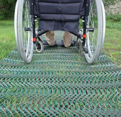 grille antidérapante pour fauteuil roulant