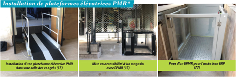 pose EPMR elevateur plateforme